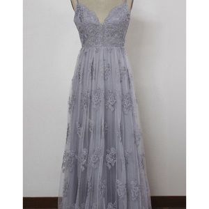 Elegant Flower Long Dress